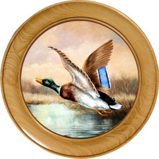 Ente - gedrechselte Schützenscheibe 3 cm dick, Echtholz, Leimholz Buche, Ehrenscheibe, zum Beschuß geeignet.