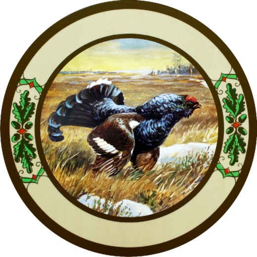 Schützenscheibe "Birkhahn", Ehrenscheibe, Schießscheibe – 30/40/50 cm