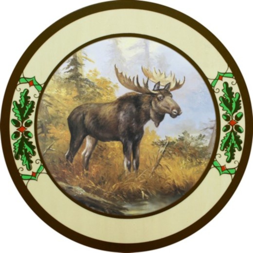 Schützenscheibe „Elch“, Ehrenscheibe, Zielscheibe – 30/40/50 cm