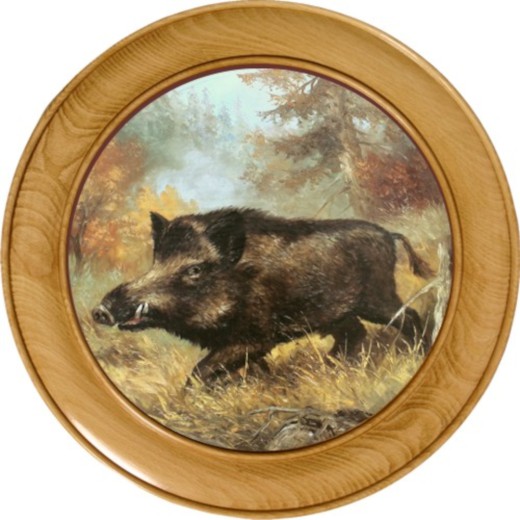 Schützenscheibe Keiler – Leimholz Buche | 30 / 40 / 50 cm