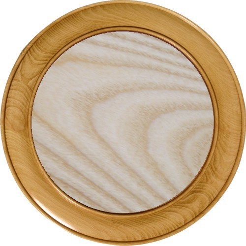 Schützenscheibe - Ehrenscheibe Rohling, Buche massiv Vollholz, Echtholz