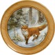 Schützenscheibe Fuchs links – Leimholz Buche | 30 / 40 / 50 cm