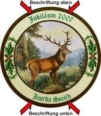 Schützenscheiben - Beschriftungen