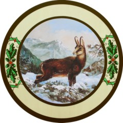 Schützenscheibe "Gemse", Ehrenscheibe, Schießscheibe – 30/40/50 cm