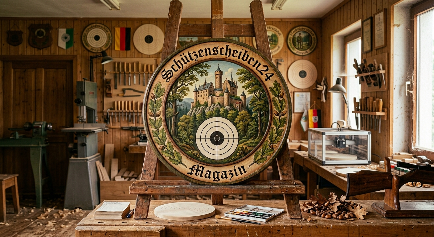 Die Herstellung von Schützenscheiben, Handwerk mit Tradition